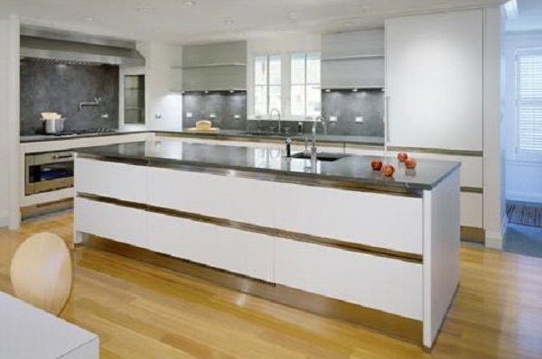Stainless steel kitchen design ideas | Kitchen Clan