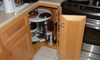 Lazy Susan in Kitchen Base Cabinet 1